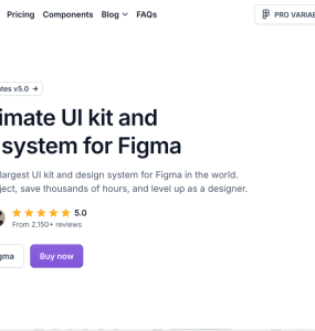 Descubra um kit de interface para Figma que promete facilitar a criação de designs incríveis