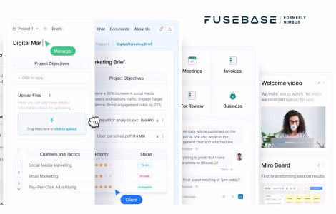 ferramenta de colaboração Fusebase