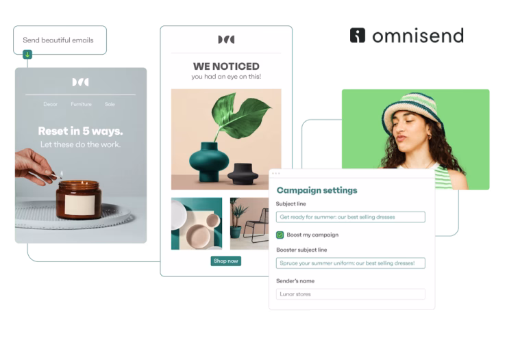 automação de marketing Omnisend