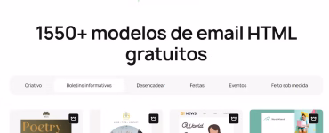 Stripo plataforma de criação de campanhas de e-mail marketing