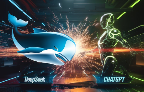 DeepSeek IA, inteligência artificial gratuita e alternativa ao ChatGPT.