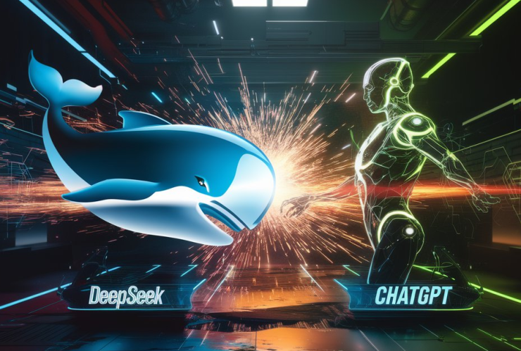 DeepSeek IA, inteligência artificial gratuita e alternativa ao ChatGPT.